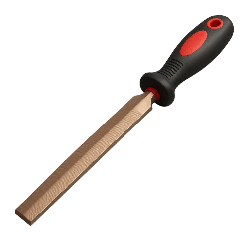 Non-Sparking Flat Half Round Files